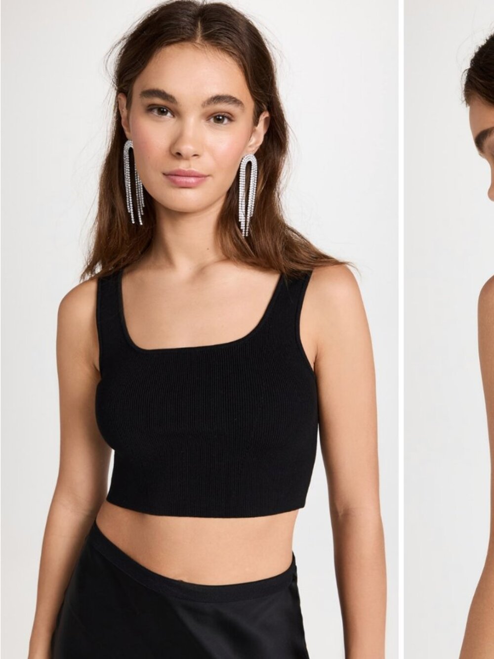 Apiece Apart Black Ilia crop size S